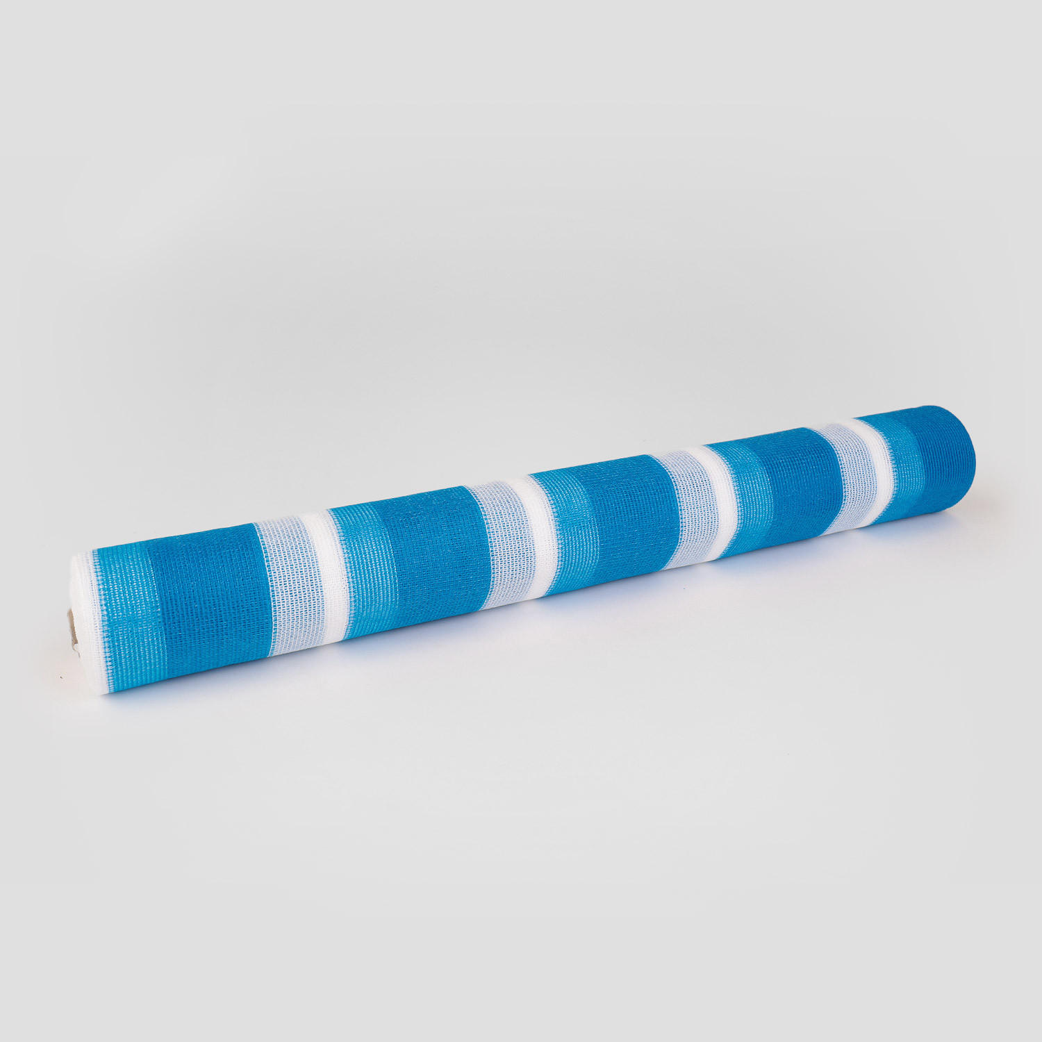 Malla Raschel Bicolor Azul-Blanca 65%