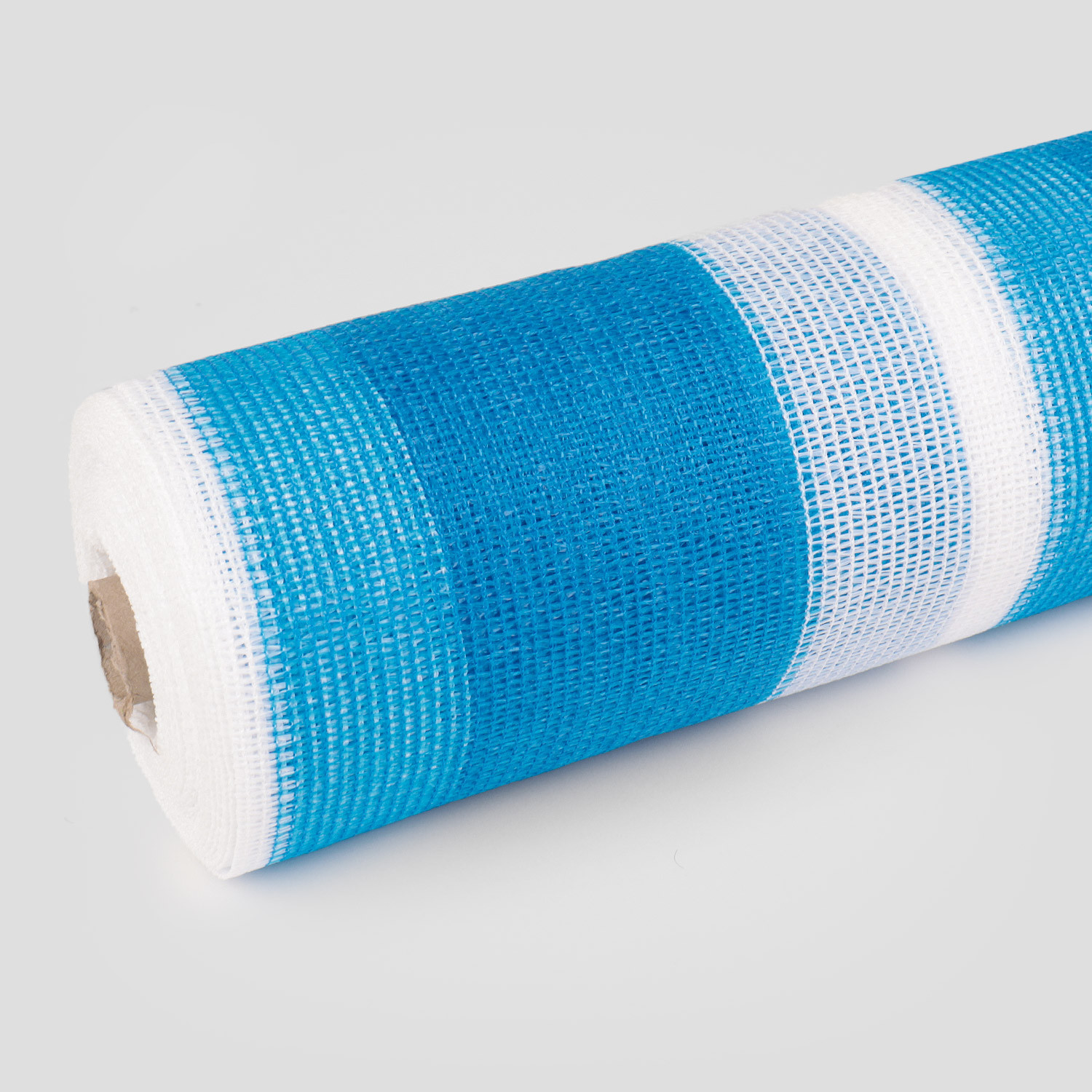 Malla Raschel Bicolor Azul-Blanca 80%