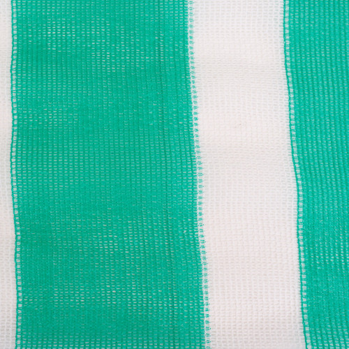 Malla Raschel Bicolor Verde-Blanca 80%
