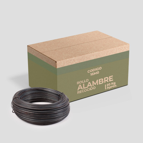 Alambre Negro N°16 - Caja 20 kg