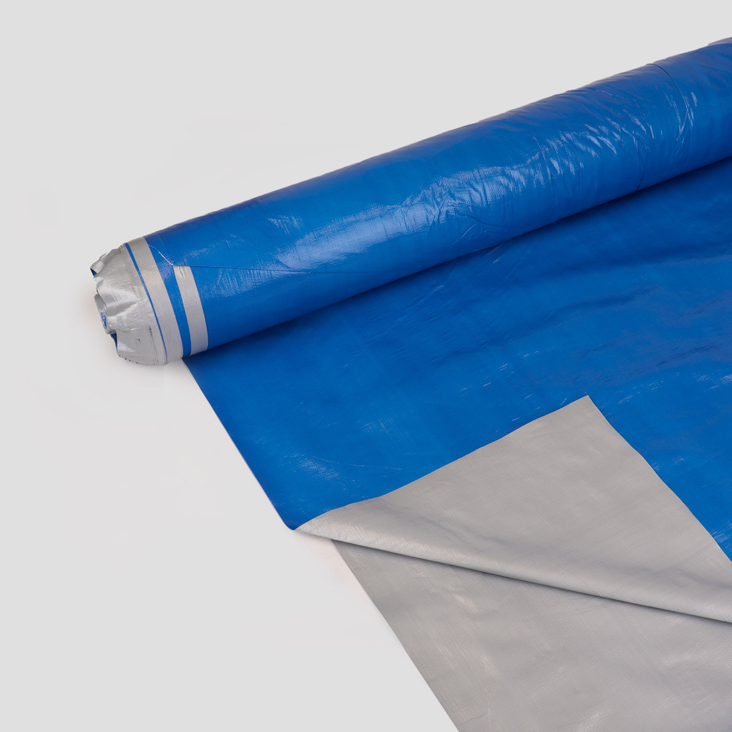 Piso carpa azul plata 2mx100m