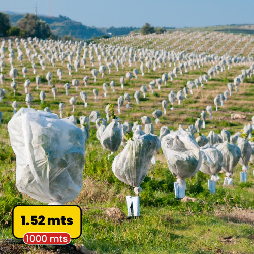 Tela anti heladas blanca 1.52mx1.000m