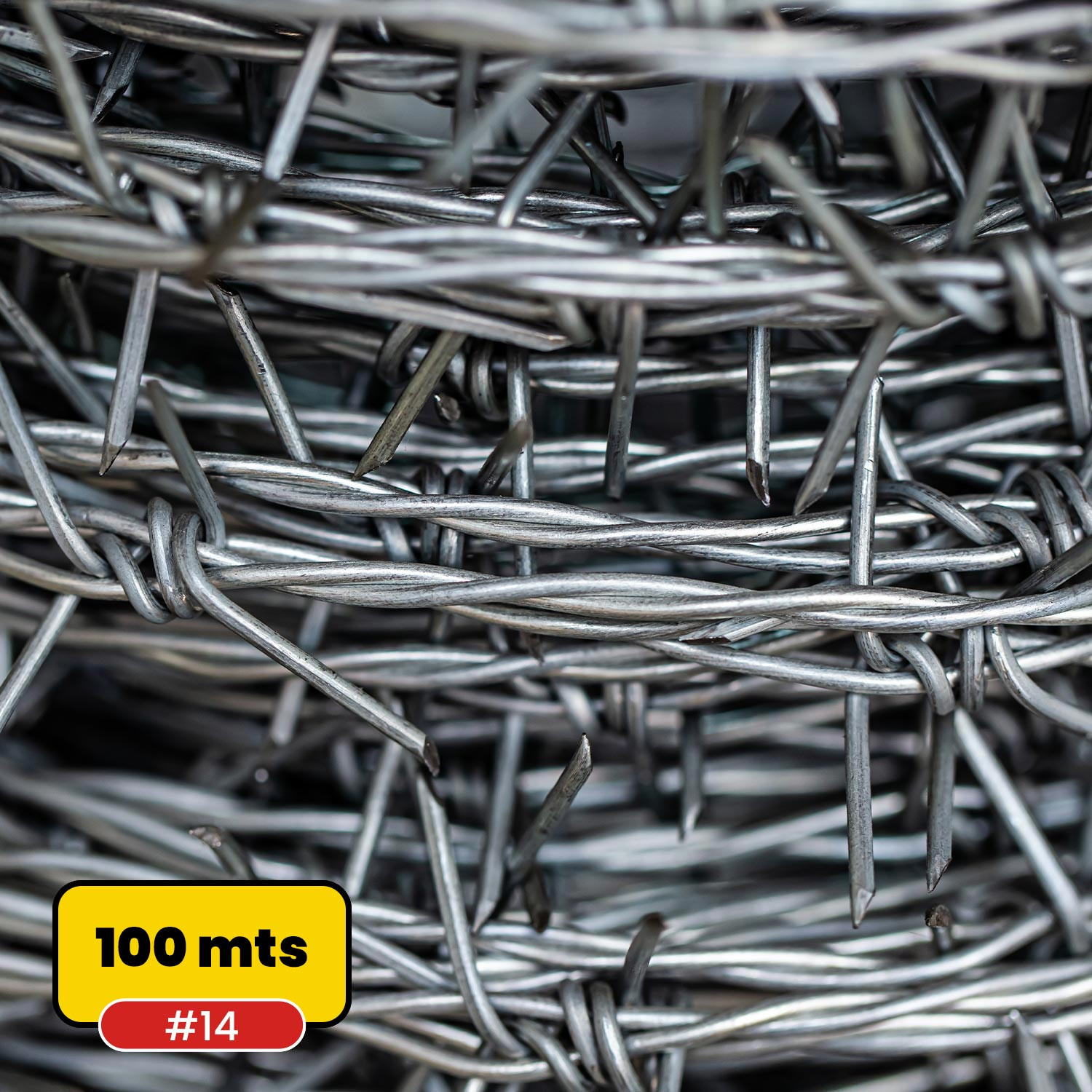 Alambre Púas 100 m en N° 14