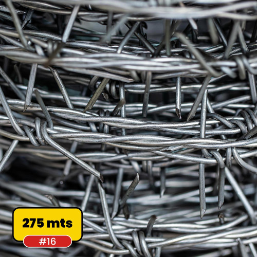 Alambre Púas 275 m en N° 16
