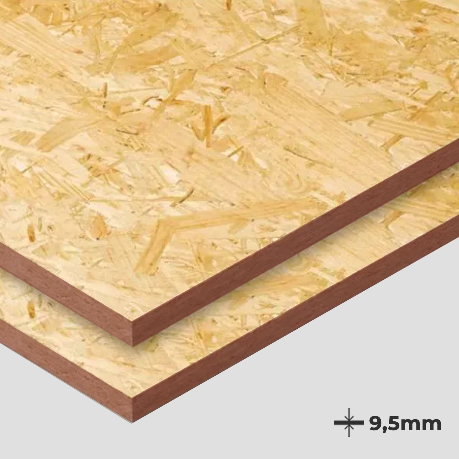Tablero OSB 9,5 x 1220 x 2440 mm.
