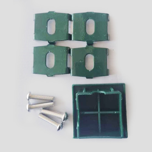 Panel Malla verde 3D galv. 2,4x2,5m (50mmx200mmx4mm) con 4 V