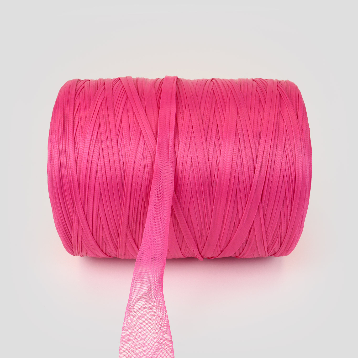 Malla extruida rosada 1.000 m