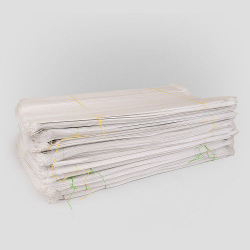 Saco laminado blanco 70 x 100 cm.