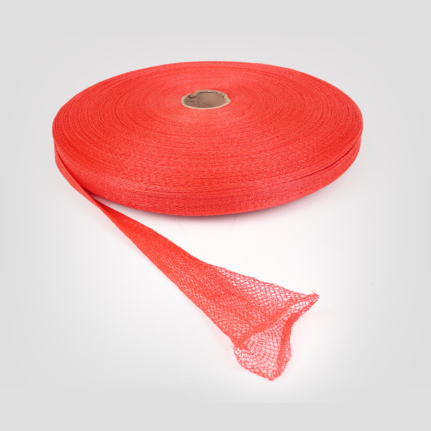 Rollo malla tubular rojo (18cm x 21cm) 1.000m